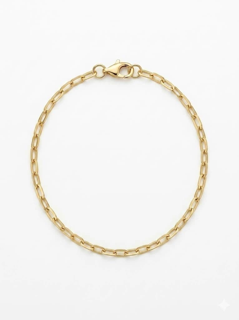 Pulseira Elo Cartier no Dourado